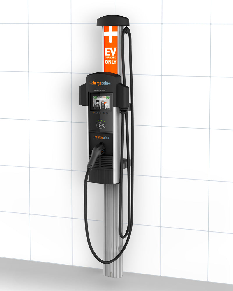 ChargePoint CT4013 Level 2 EV Charger - Single Output, Wall Mount