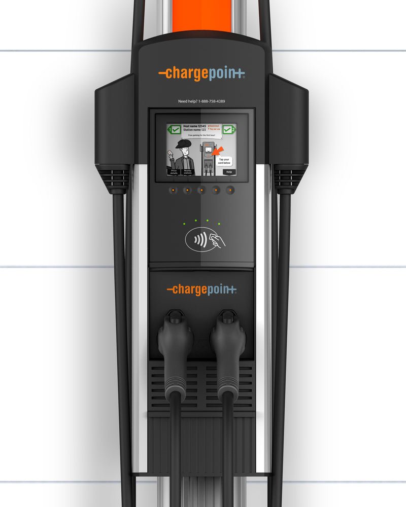 ChargePoint CT4023 Level 2 EV Charger - Dual Output, Wall Mount