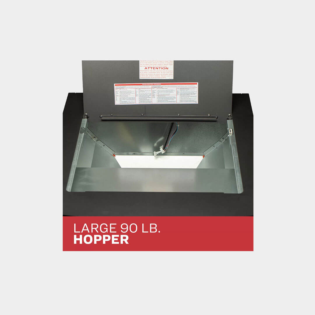 US Stove Company High Efficiency Wi-Fi Pellet Stove 90 lb. Hopper (2,200 Sq. Ft.) - Image 2