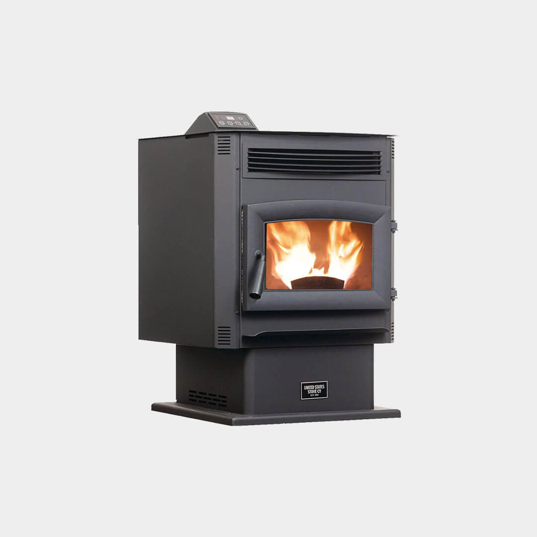US Stove Company High Efficiency Wi-Fi Pellet Stove 90 lb. Hopper (2,200 Sq. Ft.) - Image 4
